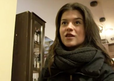 Чешская девушка страстно трахается с пикапером за деньги